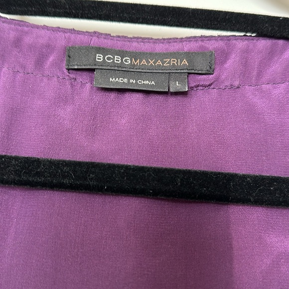 BCBG - Large - SILK - PURPLE - Picture 2 of 3